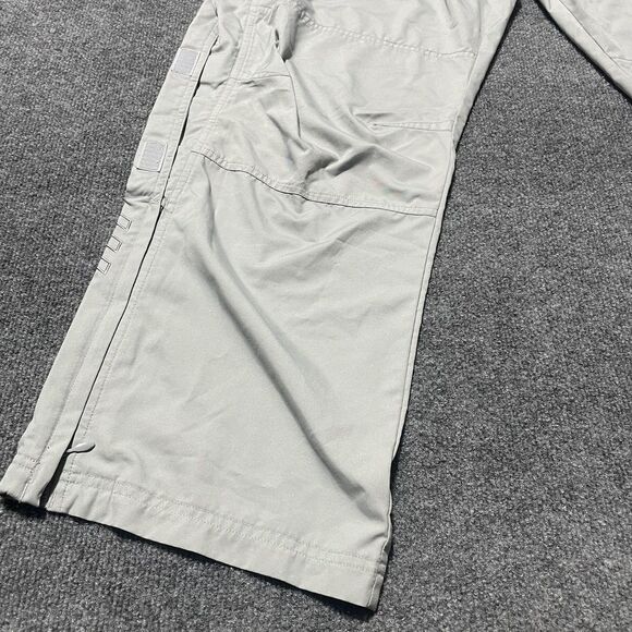 Adidas Pants Mens Large Gray Windbreaker Track Golf Zip Ankle Lightweight - Picture 2 of 14